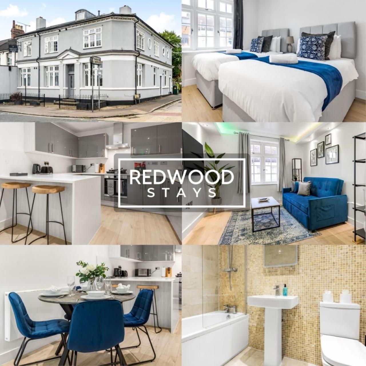 1 Bed 1 Bath Town Center Apartments For Corporates & Contractors, Wifi, Netflix And Parking On Selected Units By Redwood Stays Олдершот Екстер'єр фото