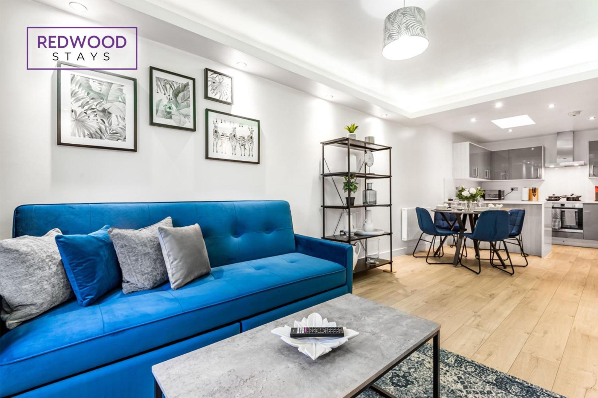 1 Bed 1 Bath Town Center Apartments For Corporates & Contractors, Wifi, Netflix And Parking On Selected Units By Redwood Stays Олдершот Екстер'єр фото
