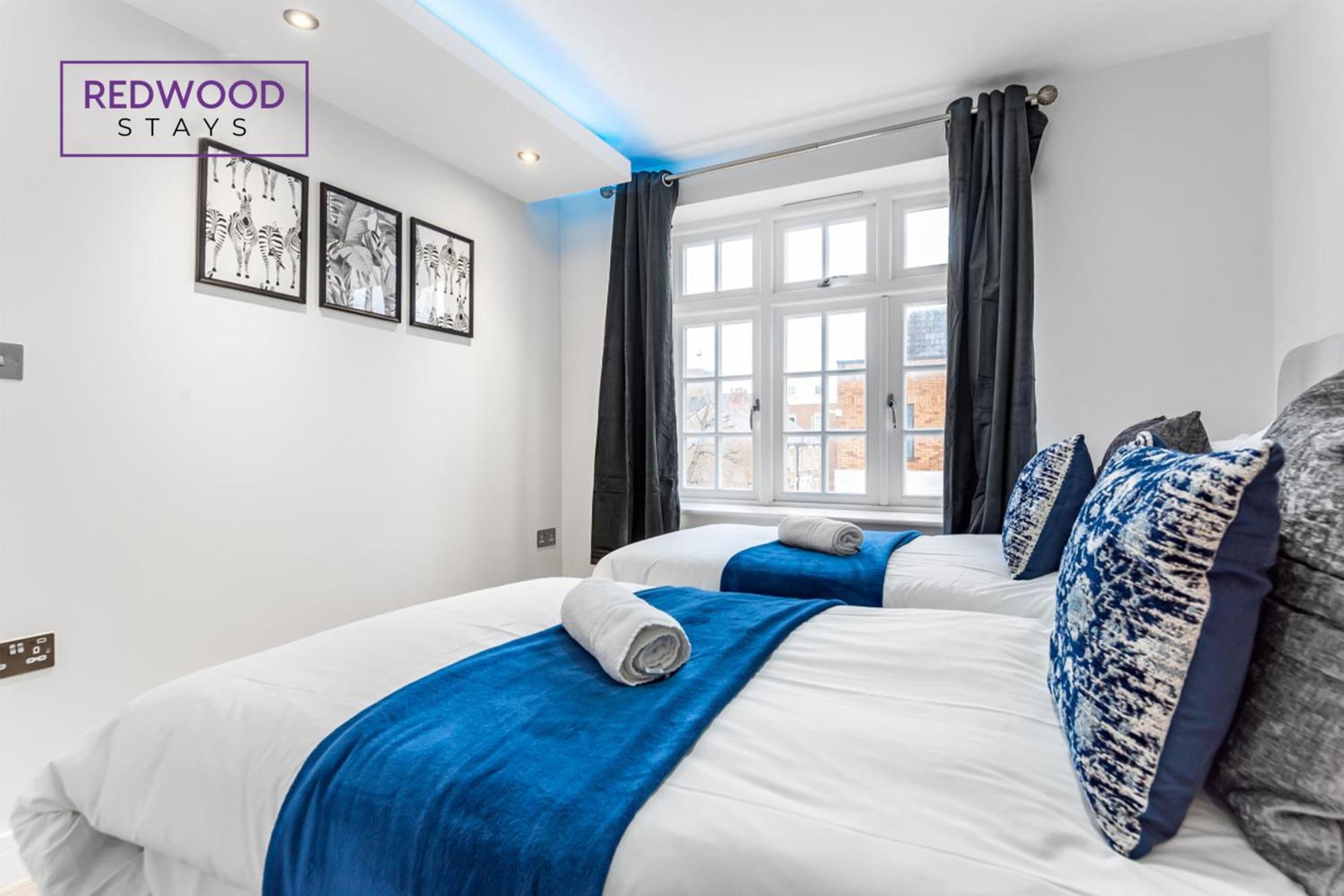 1 Bed 1 Bath Town Center Apartments For Corporates & Contractors, Wifi, Netflix And Parking On Selected Units By Redwood Stays Олдершот Екстер'єр фото