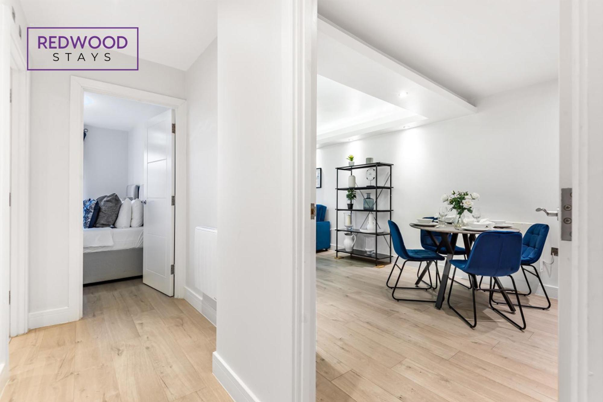 1 Bed 1 Bath Town Center Apartments For Corporates & Contractors, Wifi, Netflix And Parking On Selected Units By Redwood Stays Олдершот Екстер'єр фото