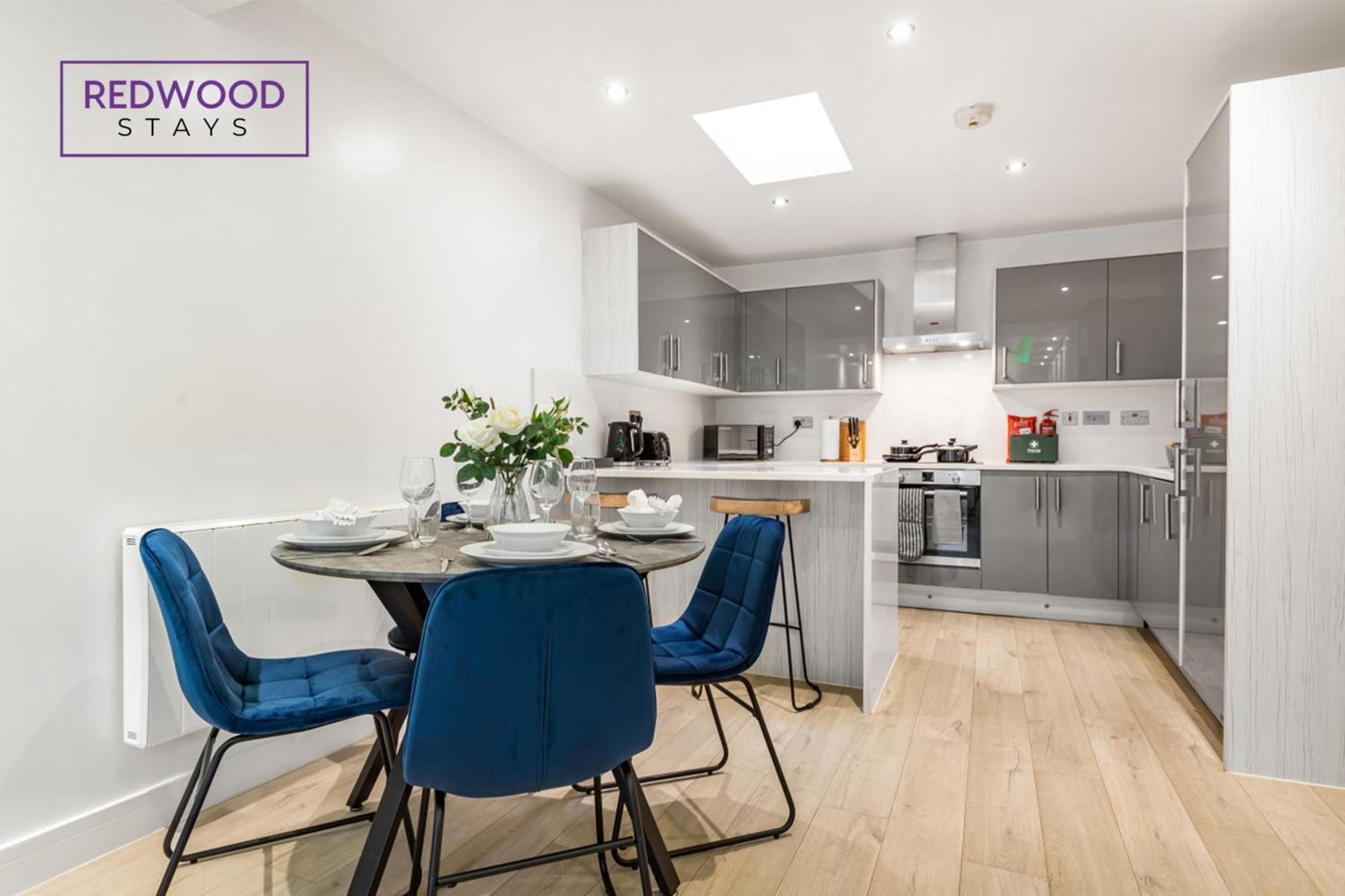 1 Bed 1 Bath Town Center Apartments For Corporates & Contractors, Wifi, Netflix And Parking On Selected Units By Redwood Stays Олдершот Екстер'єр фото