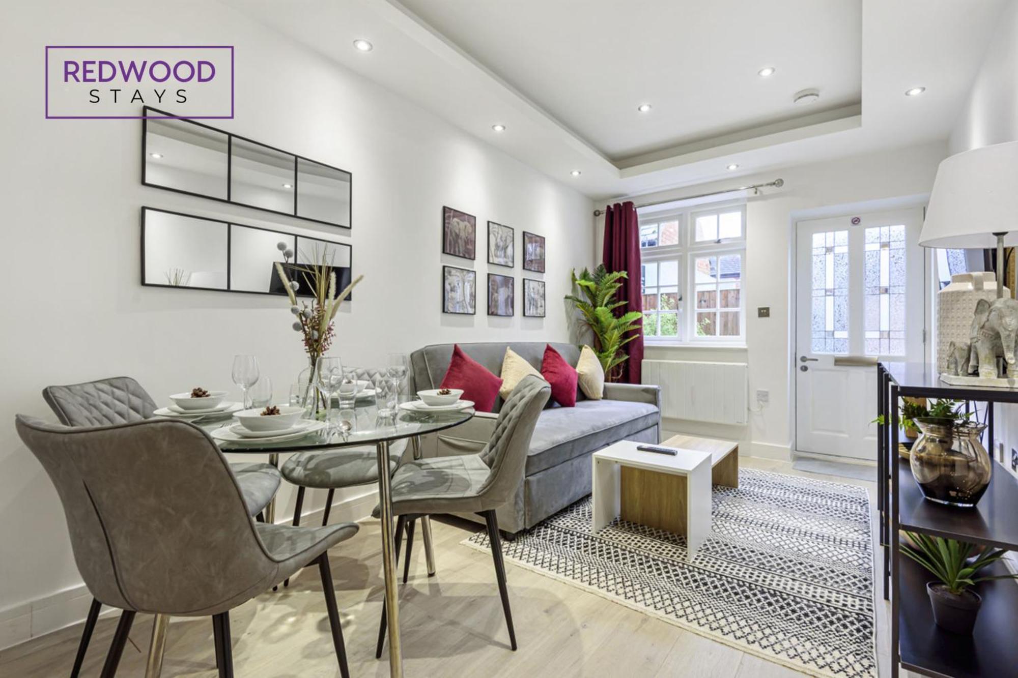 1 Bed 1 Bath Town Center Apartments For Corporates & Contractors, Wifi, Netflix And Parking On Selected Units By Redwood Stays Олдершот Екстер'єр фото