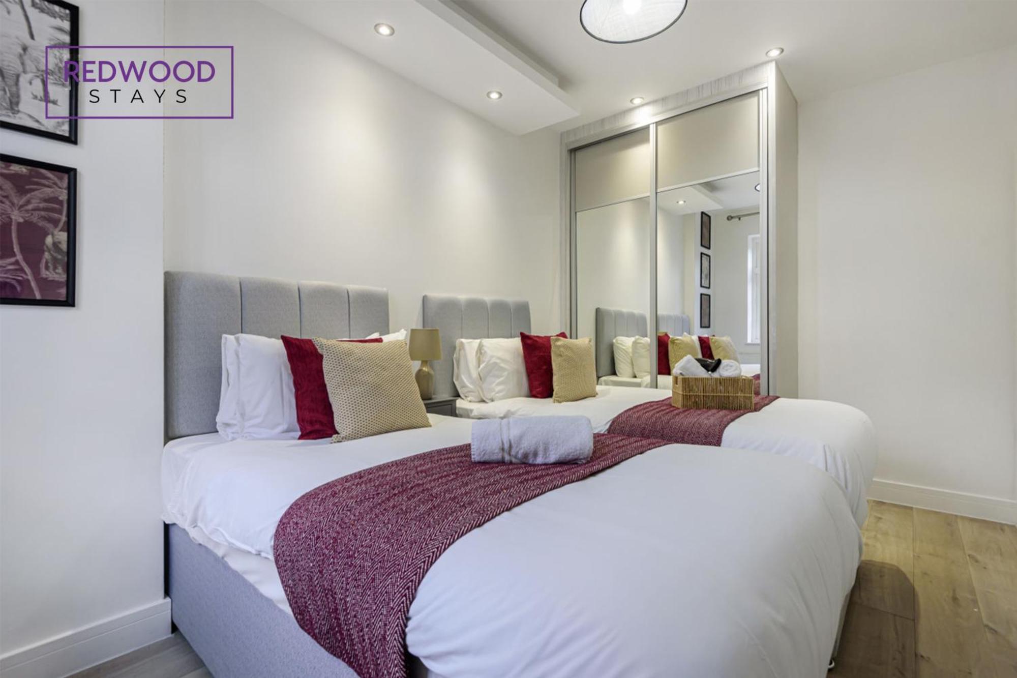 1 Bed 1 Bath Town Center Apartments For Corporates & Contractors, Wifi, Netflix And Parking On Selected Units By Redwood Stays Олдершот Екстер'єр фото